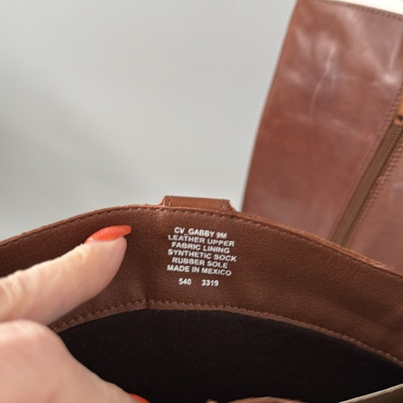 Chelsea and Violet. brown leather riding boots,9 - Picture 3 of 4